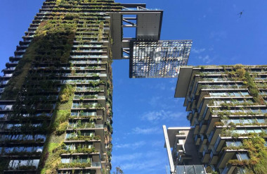 Tháp đôi Bosco Verticale tại Milan - Biểu tượng kiến trúc xanh với hệ thống cây xanh mặt đứng