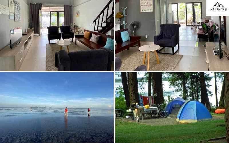 Tổng quan khu vực cắm trại tại Eco Homestay Cần Giờ