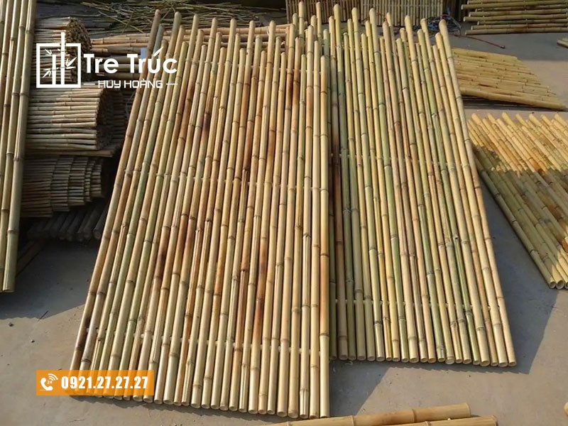 Hàng rào tre trúc trang trí dạng tấm