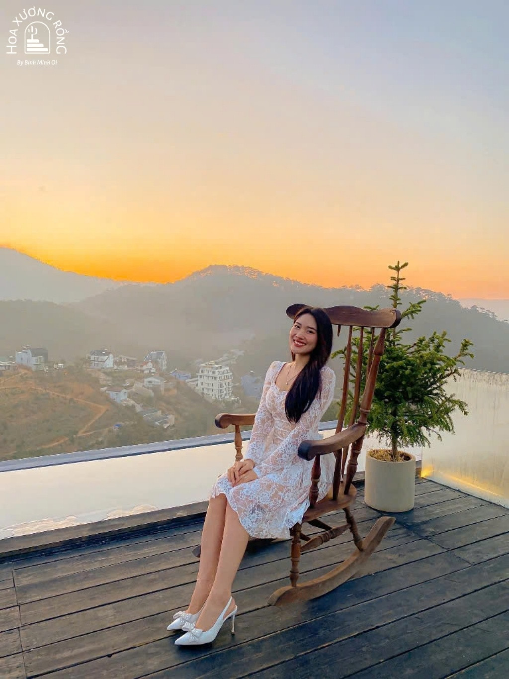 Tầm nhìn ngắm bình minh từ Tiệm cà phê Bình Minh Ơi