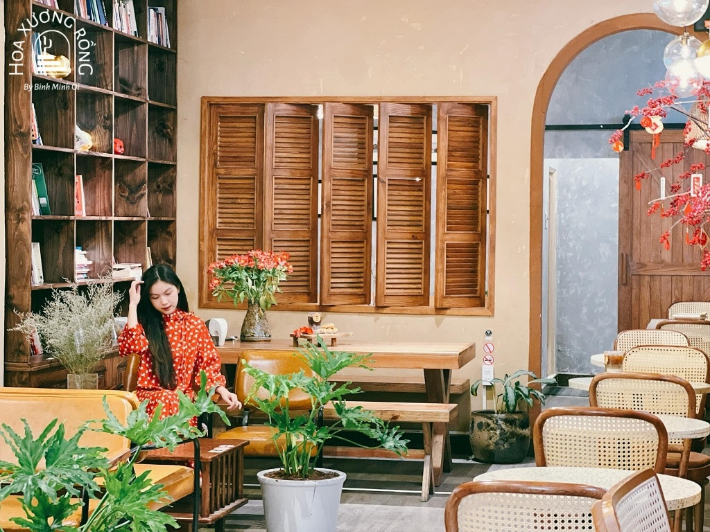 Không gian hoài cổ tại Tiệm Cà Phê Trứng Cô Ba Đà Lạt